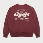 Lobster & Lemonade Pánská mikina Kansas City Chiefs NFL L&L '96 Classics Crewneck Sweater Maroon Velikost: S
