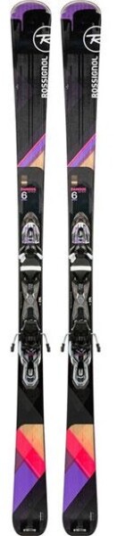 Sjezdové lyže Rossignol Famous 6 + Xpress W 11 Purple, Použité délka: 156