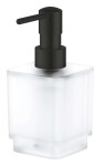 GROHE - Selection Cube Dávkovač tekutého mýdla, mléčné sklo, matná černá 408052430