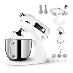 Salente DigiChef+ bílá / kuchyňský robot / 6 l / 1200W / celokovový / masomlýnek / digitální displej (DIGICHEF+)