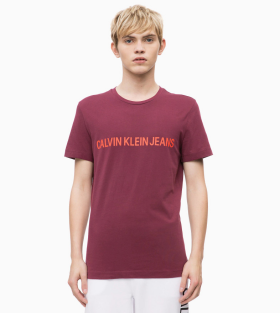 Pánské tričko model 6475918 vínová vínová M - Calvin Klein