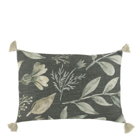 Chic Antique Povlak na polštář Aix Leaf Pattern 35 × 50 cm, zelená barva, textil