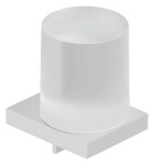 KLUDI - Vela C Dávkovač mýdla s držákem, sklo/matná bílá 3197653