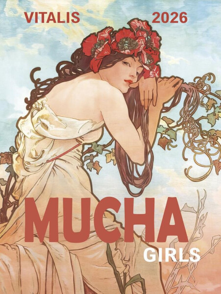 Minikalendář 2026 Mucha Girls