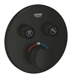GROHE - Grohtherm SmartControl Termostatická baterie pod omítku, pro 2 spotřebiče, matná černá 291192430
