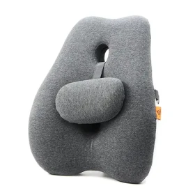 Powerton Bederní opěrka šedá / ergonomická / paměťová pěna (WPEUS5)
