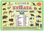 Sada 24 karet - zvířata (exotická 2) - Petr Kupka