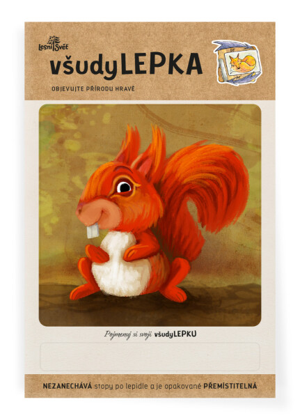 VšudyLEPKA vel. 1 -007 - Veverka