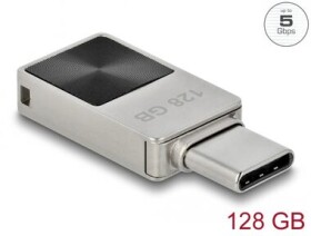 DeLock USB-C Mini Flash disk 128 GB stříbrná (54085)