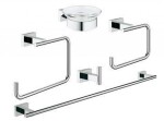 GROHE - Essentials Cube Sada doplňků do koupelny 5 v 1, chrom 40758001