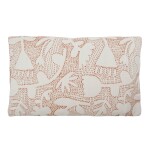 House Doctor Bavlněný povlak na polštář Sari Off White 50 x 30 cm, krémová barva, textil