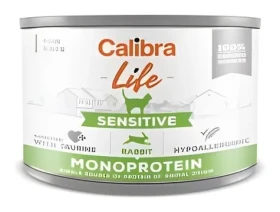 Calibra Cat Life Sensitive Rabbit 200 g / Konzerva pro kočky / citlivé trávení / bezobilninová