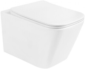 MEXEN/S - Teo Závěsná WC mísa včetně sedátka s slow-slim, duroplast, bílá 30850600