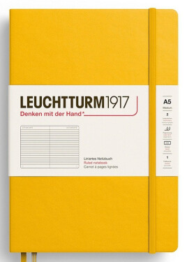 Zápisník Sunflower Hardcover Medium (A5) linkovaný