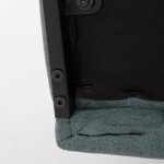 Jídelní židle, zelená, hladká látka, DCL-438 GRN2