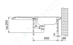 FRANKE - Euroform Nerezový dřez EFN 614-78, 780x475 mm 101.0684.386