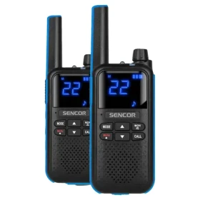 SENCOR SMR 700 modrá / 2x vysílačka / LCD / VOX / 16 kanálů (8590669382538)