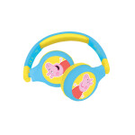 Lexibook 2v1 bluetooth skládací sluchátka Prasátko Peppa s limitem hlasitosti