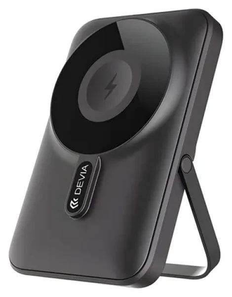 Devia Extreme Speed Series šedá / Powerbanka / Magnetická / s držákem / 10 000 mAh / 22,5W (6942297112162)