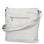 Trendy dámská koženková crossbody kabelka Tande, šedá