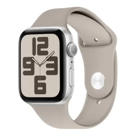 OBAL:ME Silikonový Řemínek pro Apple Watch 38-41mm S-M Beige (57983126132)