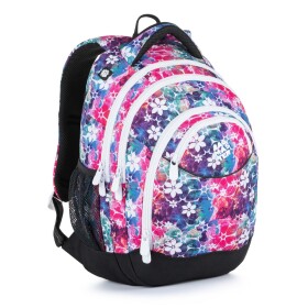 Bagmaster studentský batoh ENERGY 21 A Pink/White/Turquoise