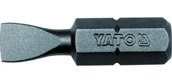YATO YT-7804 / Bit plochý 1/4" 6.0 x 25 mm / 50 ks (YT-7804)