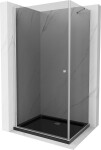 MEXEN/S - Pretoria sprchový kout 70x120, grafit, chrom + sprchová vanička včetně sifonu 852-070-120-01-40-4070