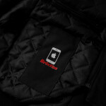 Pánská Kožená Bunda Cassian Celeste Brixton Černá Velikost: 6XL