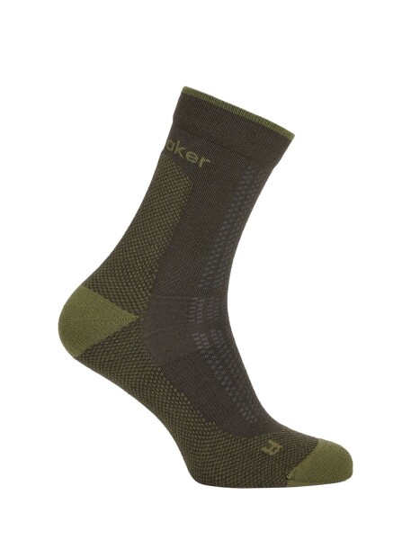 ICEBREAKER Mens Merino Hike+ Ultralight Quarter, Dark Loden/Sphagnum velikost: 39-41,5 (S)