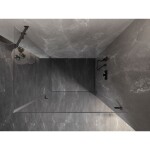 MEXEN/S - Lunar-B sprchový kout dveře křídlové pravá 100 x 80, transparent, grafit metal 832-100-080-95-00-P