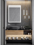 Zrcadlo se senzorem SAT Feel 50x70 cm bílá SATZFEELOBLED5070 SATZFEELOBLED5070