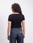 Tričko Carhartt WIP W' S/S Outlaw Star Ringer T-Shirt Black/Wax heavy stone wash