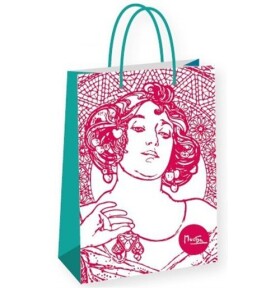 Dárková taška Alfons Mucha – Ruby, Fresh Collection, velká