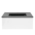 Koupelnová skříňka s umyvadlem SAT B-WAY 79x30x45 cm bílá lesk BWAY80WU4B BWAY80WU4B
