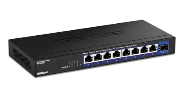 TRENDnet TEG-S5091 / Switch / 8x 2,5G + 1x 10G SFP+ / 60 Gbit/s / unmanaged / bez ventilátoru (TEG-S5091)