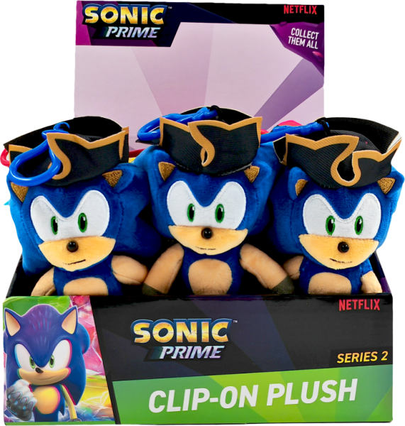Sonic figurka – přívěsek plyšový