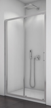 SanSwiss TOPS2 1600 01 07 Sprchové dveře jednodílné 160 cm, matný elox/sklo
