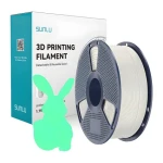Sunlu PLA Glow W-G bílo-zelená / Filament / svítící ve tmě / průměr 1,75 mm / 1 kg (PLA Glow W-G)