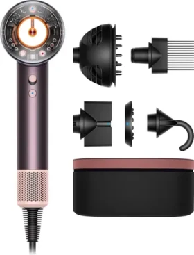 Dyson Supersonic Nural HD16 Jasper/Plum / fén na vlasy / 1600 W / difuzér / 4 teploty / 3 rychlosti (599003-01)