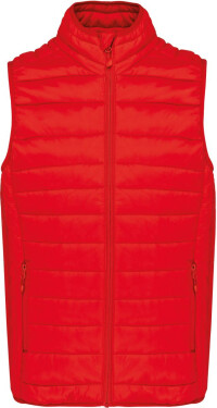 Kariban K 6113 Pánská lehká vesta 20.6113 red 4XL