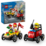LEGO LEGO® City 60458 Závodní balíček: Rozvoz pizzy vs. hasičské auto