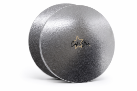 Cake Star MDF podložka zpevněná stříbrná grape 25cm 10"