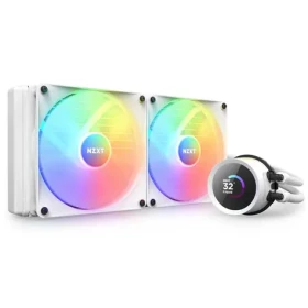 NZXT Kraken RGB 280 bílá / 2x 140mm / Fluid Dynamic Bearing / 34.48 dB @ 1500 RPM / 90.79 CFM / AMD + Intel (RL-KR280-W1)