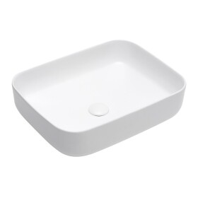 Umyvadlo na desku SAT Infinitio 50x39 cm mat bez otvoru pro baterii SATINF5039M SATINF5039M