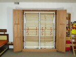 NábytekProNás Sklopná dvoulůžková postel KOMPLET - typ (21 lamel š = 53 mm) ROZMĚR: 180 x 200 cm
