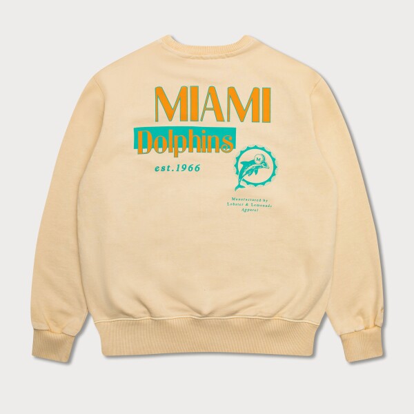 Lobster & Lemonade Pánská mikina Miami Dolphins NFL L&L '96 Classics Crewneck Sweater Velikost: S