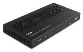Lindy 38396 / AV vysílač / HDMI USB over IP / 4K 30Hz / PoE / Multicast a videostěna (38396)