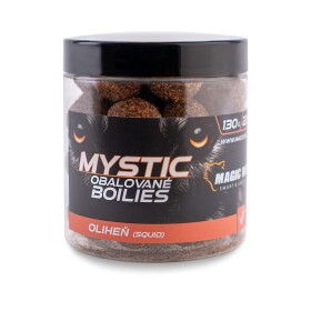 Magic Wolf Boilies obalované Mystic 130g - Oliheň 26mm,Magic Wolf Boilies obalované Mystic 130g - Oliheň 26mm