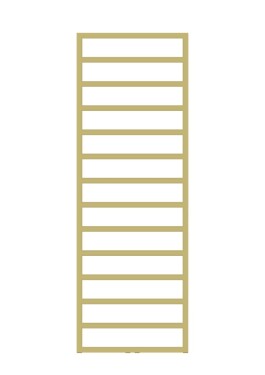 HOPA - Koupelnový radiátor PERTH zlatá barva - Barva - Zlatá, Doporučená topná tyč (W) - 200, Rozměr A - 25 , Rozměr C - 95, Skutečný rozměr radiátoru (v mm) - 250 x 940 mm, Typ připojení - Středové 50 mm RADPER251084SP
